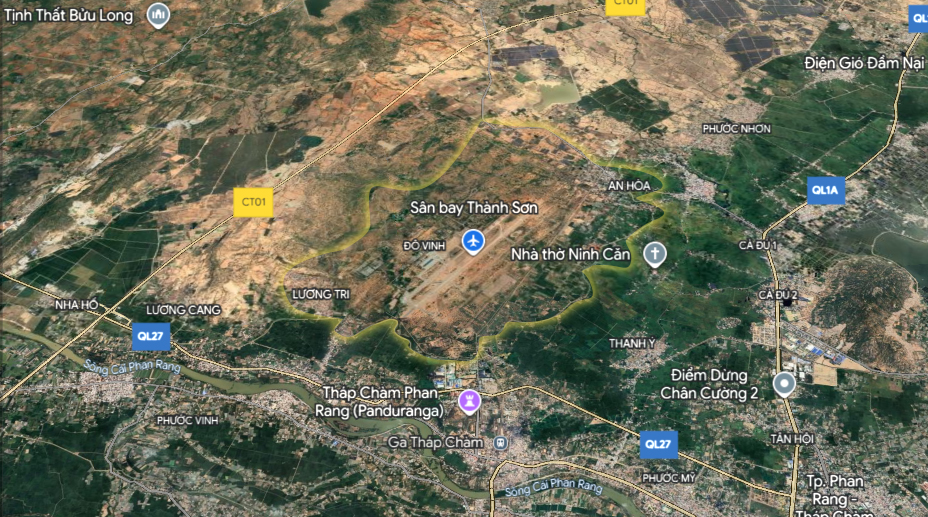 Quy hoạch sân bay Thành Sơn Ninh Thuận khai thác lưỡng dụng 2026